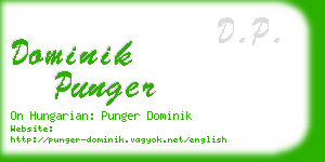 dominik punger business card